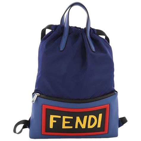 baskets fendi femme|fendi drawstring backpack.